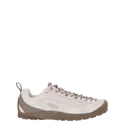Keen Jasper Brushed Suede Sneakers In Neutral
