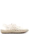 Keen Beige Sandals With Strap Detailing In White