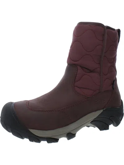 Keen Betty Womens Leather Quilted Winter & Snow Boots In Black