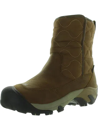 Keen Betty Womens Leather Quilted Winter & Snow Boots In Brown