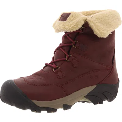 Keen Betty Womens Lugged Sole Leather Winter & Snow Boots In Multi