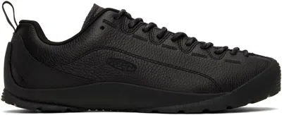 Keen Black Jasper Sneakers In Black Smooth Leather