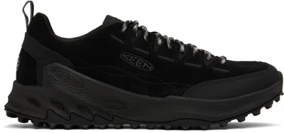 Keen Black Jasper Zionic Sneakers In Black/alloy