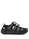 Keen Black Logo Sandals In Black