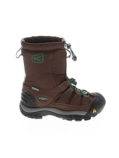 Pre-owned Keen Boots In Brown