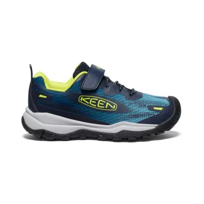 Keen Kids' Boy's Wanduro Speed Hiking Shoe In Legion Blue/primrose
