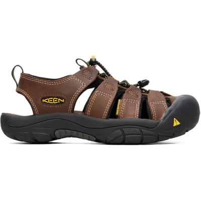 Keen ブラウン Newport レザー サンダル In Bison