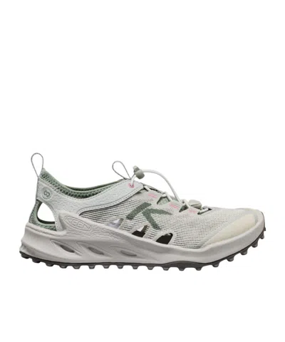 Keen Bungee-lace Mesh Sneakers In Gray