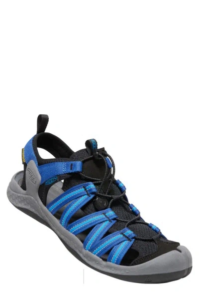 Keen Drift Creek H2 Sandal In Steel Grey/ Brilliant Blue
