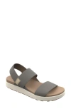 Keen Elle Womens Flat Platform Slingback Sandals In Brindle/birch