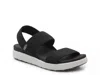 Keen Elle Webbing Strap Sandal In Black
