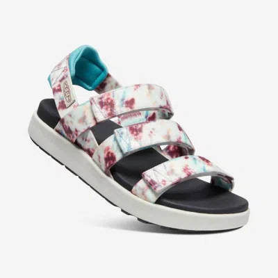 Keen Elle Strappy Sandal In Andorra/ Tie Dye In Multi