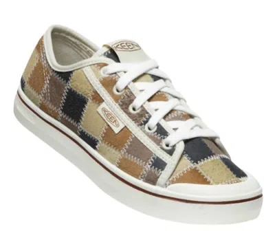 Keen Elsa Harvest Leather Sneaker In Patchwork In Multi