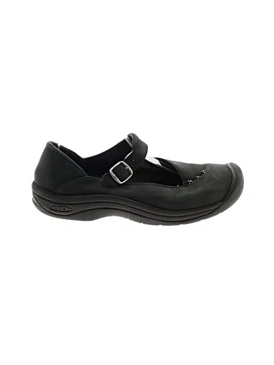 Pre-owned Keen Flats In Black