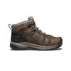 Keen Flint Ii 1025613 Men's 7.5 Brown Waterproof Mid Soft Toe Work Boots Zpo3175 In Green