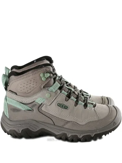 Keen Footwear Lace-up Leather Boots In Gray