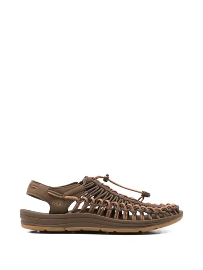 Keen Footwear Uneek Braided Sandals In Brown