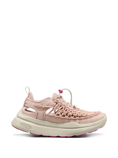 Keen Footwear Uneek Wk Woven-design Sneakers In Pink