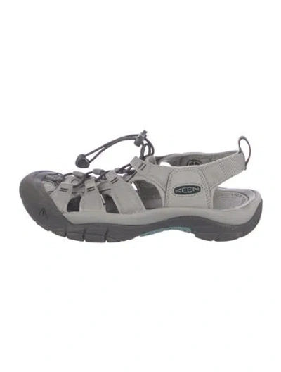 Pre-owned Keen Gladiator Sandals In Gray