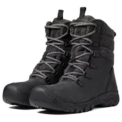 Keen Greta 1026596 Women's Black Round Toe Waterproof Hiking Boots Zap2501