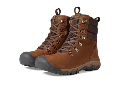 Keen Greta Boot Waterproof Women's Waterproof Boots Bison/java: 5 B - Medium In Brown
