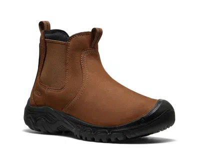 Keen Greta Ii Waterproof Chelsea Boot In Brown