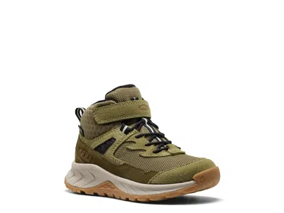 Keen Hightrail Mid Waterproof Hiking Boot Kids' In Dark Green