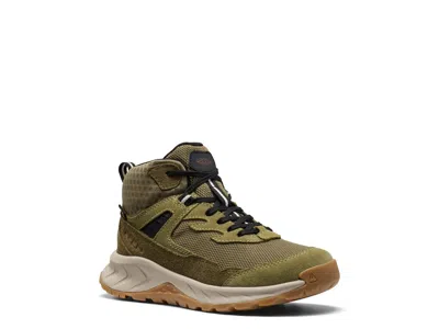 Keen Hightrail Mid Waterproof Hiking Boot Kids' In Dark Green