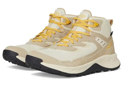 Keen Hightrail Mid Waterproof Women's Hiking Boots Birch/daffodil: 10 B - Medium In White