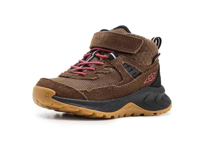 Keen Hightrail Waterproof Hiking Boots (toddler/little Kid) Kids Shoes Dark Earth/garnet : 9 Toddler M, L In Brown