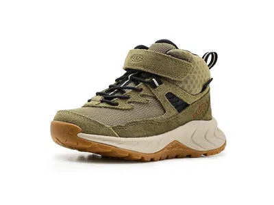 Keen Hightrail Waterproof Hiking Boots (toddler/little Kid) Kids Shoes Dark Olive/martini Olive : 12 Litt In Green