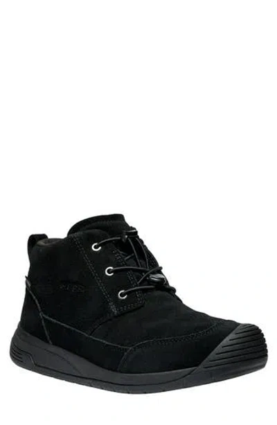 Keen Hoodchukka Lea Waterproof Sneaker In Black/black