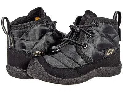 Keen Howser Ii Chukka Wp (toddler/little Kid) Kids Shoes Black/black : 9 Toddler M, Textile