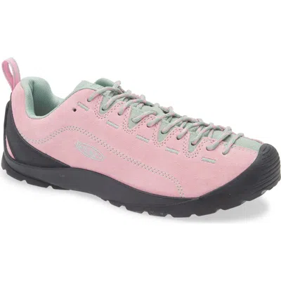 Keen Jasper Low Top Hiking Sneaker In Moonlight Mauve/black