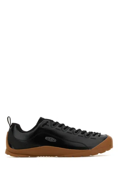 Keen Black Leather And Rubber Jasper Sneakers