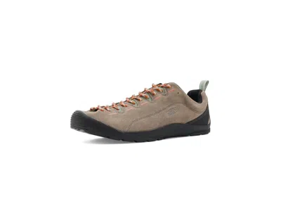 Keen Jasper Men's Lace Up Casual Shoes Brindle/lily Pad: 7.5 D - Medium In Neutral