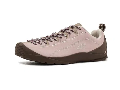 Keen Jasper Women's Lace Up Casual Shoes Cameo Rose/safari: 10 B - Medium In Pink