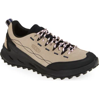 Keen Jasper Zionic Hiking Sneaker In Safari/pink-a-boo