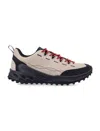 Keen Beige Vitello Leather Sneakers With Rugged Outsole In Multi