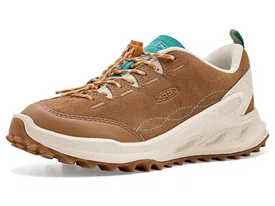 Keen Jasper Zionic Sneakers (little Kid/big Kid) Kid's Shoes Chipmunk/baltic: 5 Big Kid M In Brown