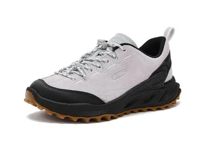 Keen Jasper Zionic Sneakers (little Kid/big Kid) Kid's Shoes Thistle/ballad Blue : 4 Big Kid M, Leather In White