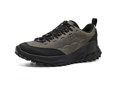 Keen Jasper Zionic Sneakers Men's Shoes Steel Grey/black: 10 D - Medium In Gray