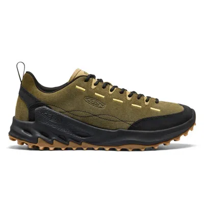 Keen Jasper Zionic Trainer Dark Olive Khaki In Green
