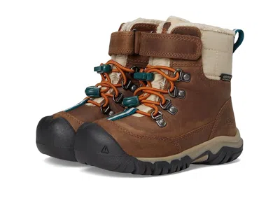 Keen Kanibou Waterproof (toddler/little Kid) Kids Shoes Dark Earth/roasted Pecan : 10 Toddler M, Leather In Multi