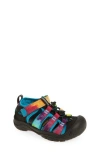 Keen Kids' Newport H2 Sandal In Rainbow Tie Dye