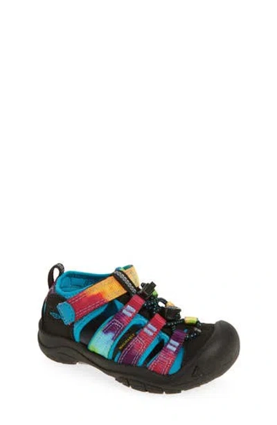 Keen Kids' Newport H2 Sandal In Rainbow Tie Dye