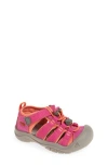 Keen Kids' Newport H2 Sandal In Very Berry/fusion Coral