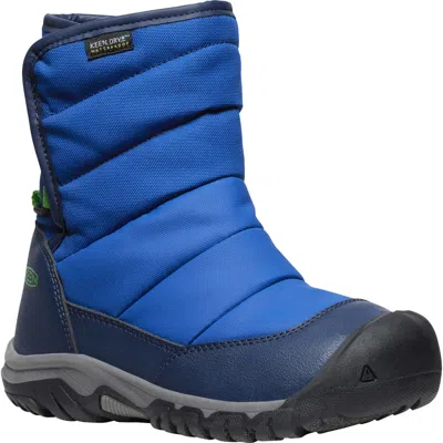 Keen Kids' Puffrider Boot In Blue