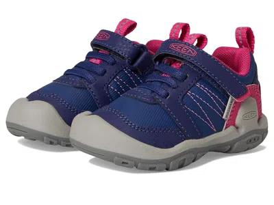 Keen Knotch Peak (toddler) Kid's Shoes Blue Depths/pink Peacock : 6 Toddler M, Leather
