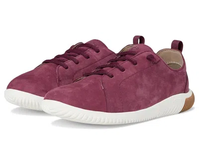 Keen Knx Lace Up Lightweight Barefoot Feel Sneakers (little Kid/big Kid) Kids Shoes Fig/star White : 1 Li In Burgundy